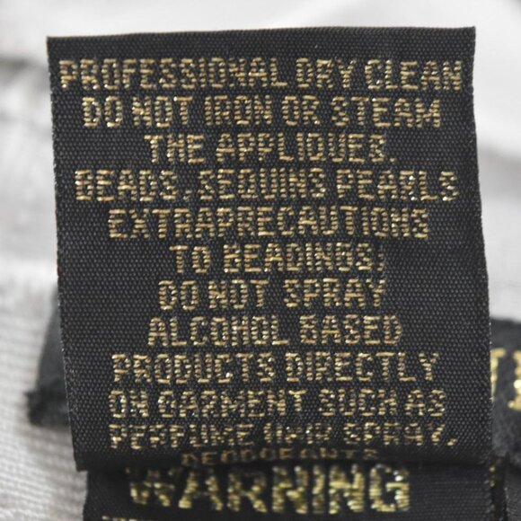 Terani Couture Dress Metallic Silver Bandage Style Cocktail Dress V-Neck Size 2 - Picture 6 of 7